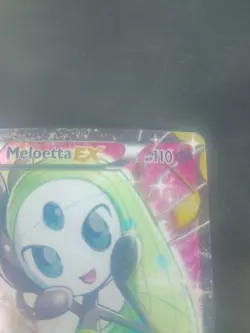 Pokemon TCG Meloetta EX Full Art Ultra Rare Card RC25/RC25 Moderate Play - Image 3