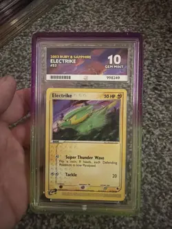 Pokemon Card Electrike 53/109 EX Ruby & Sapphire Ace 10 - Image 1