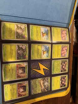 Surging Sparks ⚡ Near Complete Base Set With VaultX SV8 12 Card Binder ⚡ - Image 2