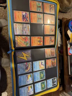 Surging Sparks ⚡ Near Complete Base Set With VaultX SV8 12 Card Binder ⚡ - Image 5