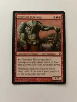 HEARTLESS HIDETSUGU Conspiracy MTG Magic the Gathering - Image 1