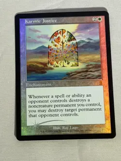 MTG FOIL Karmic Justice Odyssey Magic the Gathering - Image 1