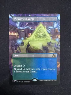 Willowrush Verge (BORDERLESS) - Aetherdrift (Magic the Gathering) - Image 1