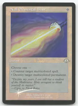 NULL ELEMENTAL BLAST (RETRO FRAME) 387 MODERN HORIZONS 3 MTG FOIL LP - Image 1