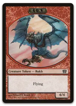 Rukh Token (8ED) (NM) Magic Player Rewards MPRP Magic MTG - Image 1