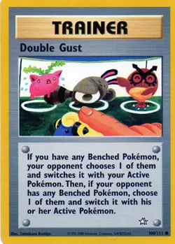 Pokemon Double Gust Card Trainer 100/111 Neo Genesis - Image 1