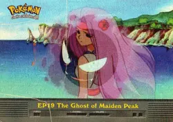 Pokemon EP19 The Ghost of Maiden Peak Card Holo Topps TV Animation Series 2 - Image 1