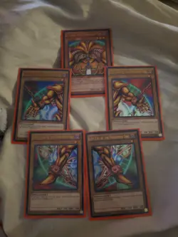 ULTRA RARE Exodia The Forbidden One (5 Card Set) YGLD 1st Edition Holo Yugioh - Image 1