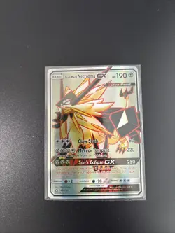 Dusk Mane Necrozma GX Full Art Holo Card 145/156 Sm-Ultra Prism - Image 1