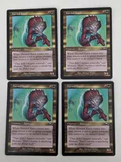 4X HORNED KAVU - Magic The Gathering MTG Collectible Card game - Image 1