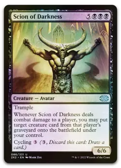 Scion of Darkness #86 (Foil) (NM) Double Masters 2022 2X2 Magic MTG - Image 1