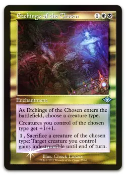Etchings of the Chosen (Retro Frame) #25 (Foil) NM Modern Horizons MH1 Magic MTG - Image 1