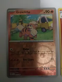 2x Reverse Holo Pokemon TCG Card - Growlithe 031/198 & Arcanine 020/195 MINT/NM - Image 2