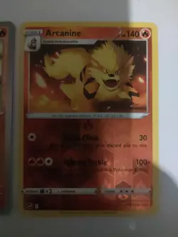 2x Reverse Holo Pokemon TCG Card - Growlithe 031/198 & Arcanine 020/195 MINT/NM - Image 3
