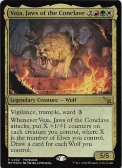 Voja, Jaws of the Conclave - FOIL - M Prerelease Cards 432 - MTG - Image 1