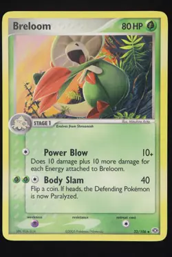 Breloom - 22 - Emerald - Pokemon Card - Lightly Played - Image 1