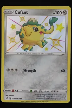 Cufant - SV090 - Shining Fates - Pokemon Card - Lightly Played - Image 1