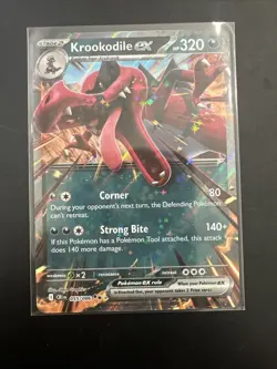 Krookodile ex 55/86 Double Rare Pokemon Chaos Rising - Image 1