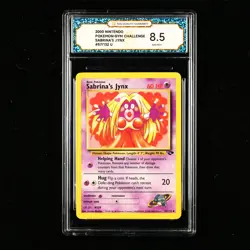 TQG 8.5 NM-MT+ 2000 Pokemon GYM ENG Sabrina's Jynx #57/132 U - Image 1