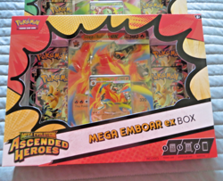 LOT OF 3! Pokemon Ascended Heroes - Mega Emboar & Mega Meganium EX BOXES! - Image 2