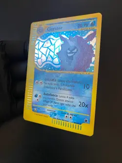 POKEMON CLOYSTER HOLO RARA 8/165 EXPEDITION ITALIAN ITA NM - Image 3