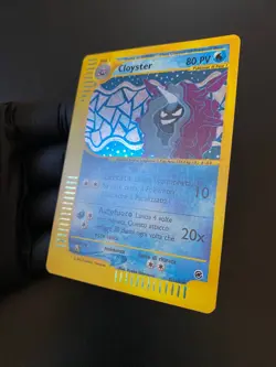 POKEMON CLOYSTER HOLO RARA 8/165 EXPEDITION ITALIAN ITA NM - Image 4