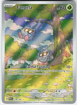 Pokemon Tangela 178/165 Illustration Rare 151 Pokemon Near Mint - Image 1