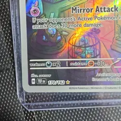 Pokemon Bronzor 170/162 SV05 Temporal Forces Illustration Rare Full Art Holo - Image 2