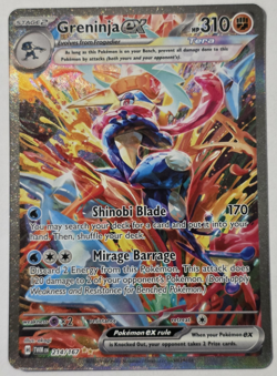 Pokemon Greninja ex SIR Twilight Masquerade 214/167 NM+ - Image 1
