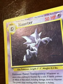 Pokemon Fossil Haunter 6/62 Holo Rare HP - Image 5
