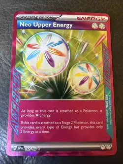 Pokemon TCG Neo Upper Energy 162/162 SV05: ACE SPEC Temporal Forces Ultra Rare - Image 1