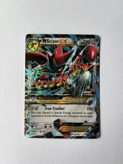 Pokemon TCG M Scizor EX XY Breakpoint Card 77/122 Near Mint Condition - Image 1