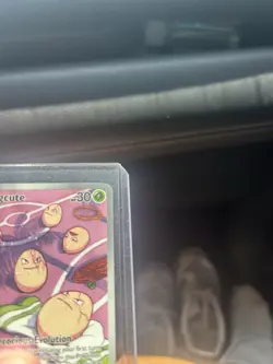 🔥NM🔥Pokemon TCG Exeggcute 192/191 Sv08 Surging Sparks IR Full Art Holo 30HP - Image 3