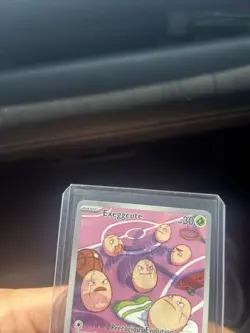 🔥NM🔥Pokemon TCG Exeggcute 192/191 Sv08 Surging Sparks IR Full Art Holo 30HP - Image 4