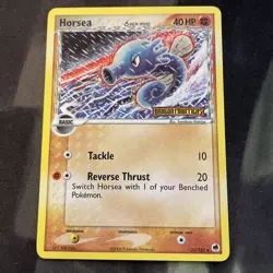 Pokemon TCG Horsea 31/101 Dragon Frontiers Reverse Holo 2006 NM - Image 1