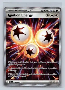 Ignition Energy 124/094 Ultra Rare Phantasmal Flames Pokemon NM - Image 1