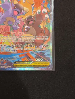 Pokemon Mega Kangaskhan EX Full Art Holo Secret Rare 182/132 Evolutions Eng RARE - Image 4