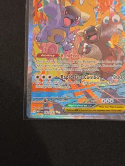 Pokemon Mega Kangaskhan EX Full Art Holo Secret Rare 182/132 Evolutions Eng RARE - Image 5