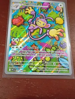 Ambipom 107/094 Illustration Rare Phantasmal Flames Pokemon Near Mint - Image 3