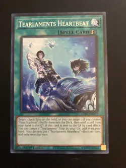 Yugioh! 3x Tearlaments Heartbeat DABL-EN057 Common 1st Ed NM (PLAYSET) - Image 1