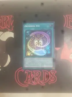 Yu-Gi-Oh TCG Maze Of Millennia "Armored Xyz" 1st Edition SUPER RARE NM - Image 1