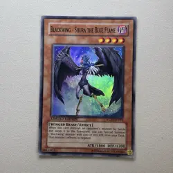Blackwing - Shura the Blue Flame - RGBT-ENPP2 - Super Rare Yugioh LP - Image 1