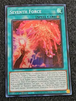 Seventh Force LD10-EN037 1st Edition Super Rare Yugioh Near Mint - Image 1
