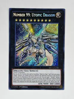 YuGiOh! TCG || Number 99: Utopic Dragon MP15-EN190 Secret Rare - Image 1