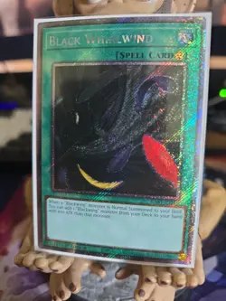 Yugioh! Black Whirlwind - RA03-EN219 - Platinum Secret Rare - 1st Edition Near M - Image 2