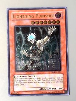yugioh Lightning Punisher CDIP-EN026 Ultimate Unl Edition near mint - Image 1