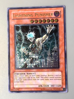 yugioh Lightning Punisher CDIP-EN026 Ultimate Unl Edition near mint - Image 2