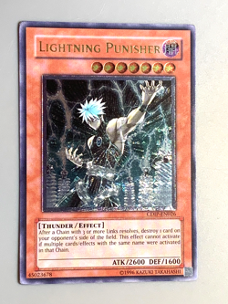 yugioh Lightning Punisher CDIP-EN026 Ultimate Unl Edition near mint - Image 3