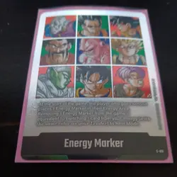 Energy Marker E-89 (Silver) Manga Booster 02 Dragonball Card NM - Image 1
