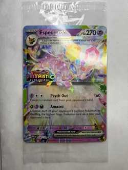 Espeon ex - (Prismatic Evolutions Stamp) 034/131 Miscellaneous Cards & Products - Image 1